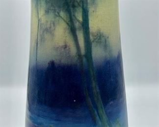 Absolutely Beautiful Antique Rookwood Tall Pottery Vellum Glaze  Vase Circa 1925 