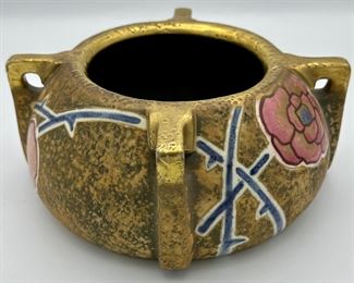 Austrian Amphora Art Nouveau Vase. Vintage Ceramic Teplitz