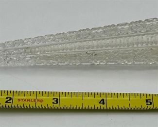 Large Fine Rubina Verde Satin Glass with Gorham Sterling Mount Perfume Bottle