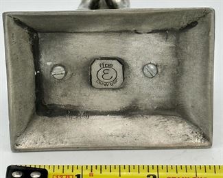 Pewter Figurine of 2 Jesters balancing a ball with their feet