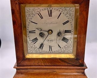 Antique Circa 1820's Arch-Haswell English Bracket Clock purchased in London from a clock dealer.  We have the Original receipt for provenance