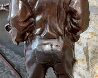 19th Century Bronze Sculpture of a" Whistling Boy"