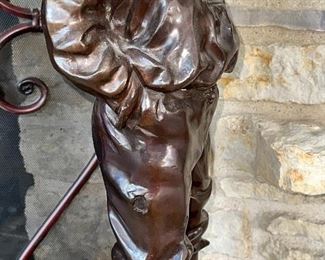 19th Century Bronze Sculpture of a" Whistling Boy"