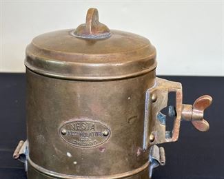 Antique Brass Headlamp for an automobile 