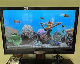 Vizio HDTV with Media Center and VCR.