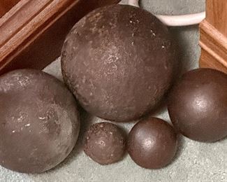 Antique Cannon Balls for all types of Cannons