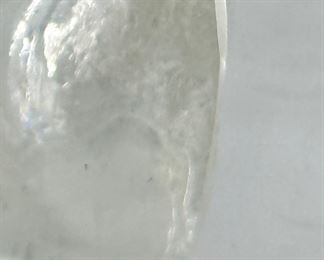 Steuben Crystal Glass Bookend (Only One)   Steuben Signature, I may need to take another photo since it is not a clear image