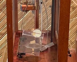 This cool contraption is an antique scientific balance scale made by the E.H. Sargent Co., Chicago.  Nifty piece or gift idea for an engineer or scientist.  