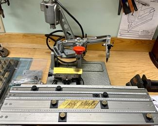 Hermes Engraveograph GF-3 engraver with Motor and Plates