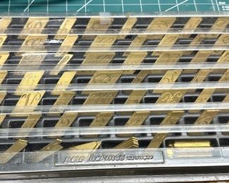 Hermes Engraveograph GF-3 engraver with Motor and Plates