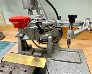 Hermes Engraveograph GF-3 engraver with Motor and Plates