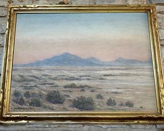 Wallace L  Dewolf Original Oil Painting 1924
