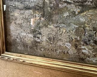 Original Art Oil on Canvas by Bruce Crane