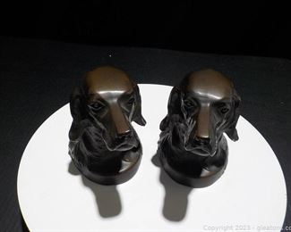 Beautiful Pair of Irish Setter Bookends