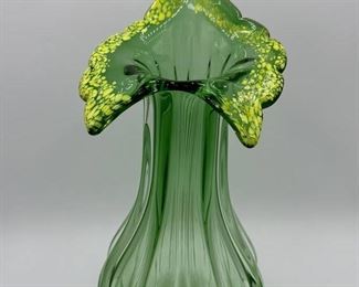 Gradient Art Glass Flower Vase