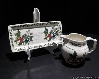 Portmerion Canape Server and Small Pitcher