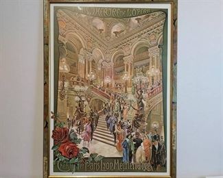 Paris Theatre de Opera Framed Art
