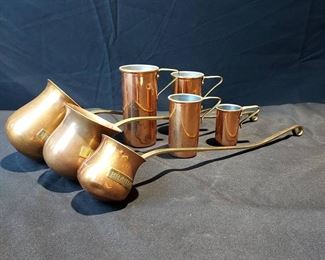 Vintage Measuring Cups and Spirit Measure Ladels