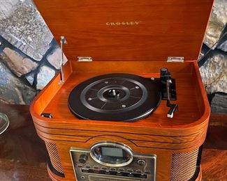 Crosley turntable. 