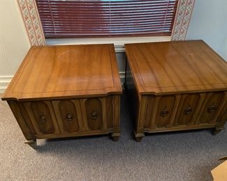 Mid Century end table pair.