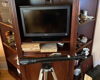 Telescope, television, teleporter.