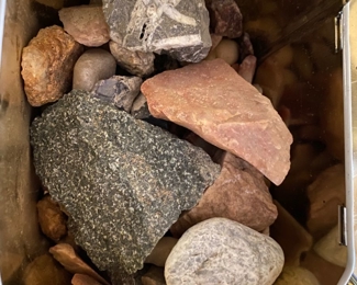 I toured the A.E. Seaman Mineral Museum at Michigan Tech last week and I can now tell you that several of these rocks are really gneiss. 