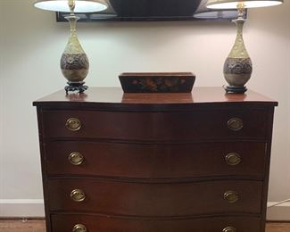 Cool chest and lamps.