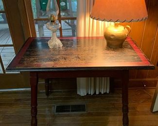 Primitive furniture. Legit primitive, not Hobby Lobby primitive.