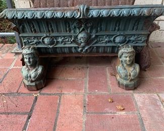 Amazing cast iron planters.
