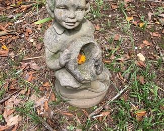 Concrete pygmy child.