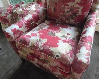 Beautiful Accent chair with matching accent pillows