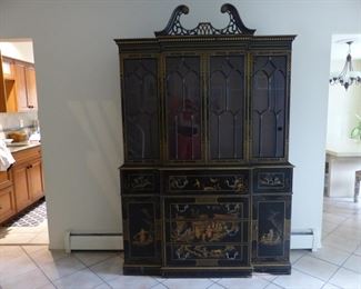 Vintage Asian breakfront/desk