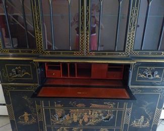 Vintage Asian breakfront/desk