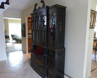 Vintage Asian breakfront/desk