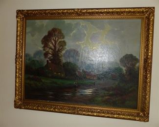 Antique oil painting