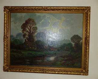 Antique oil painting