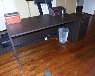 Desk & file cabinet