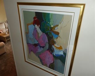 Framed, signed Itzchak Tarkay
