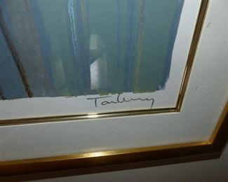 Framed, signed Itzchak Tarkay