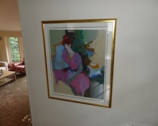 Framed, signed Itzchak Tarkay