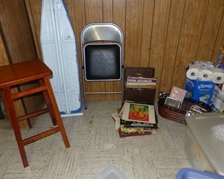 Records, assorted basement stuff