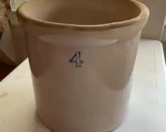 No. 4 Stoneware Crock