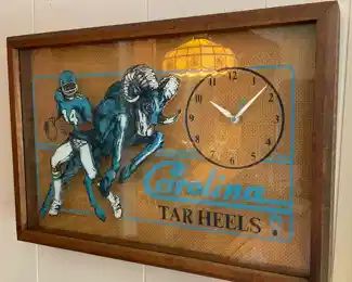 Carolina Tar Heels Vintage Clock