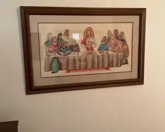 Cross Stitch of The Last Supper