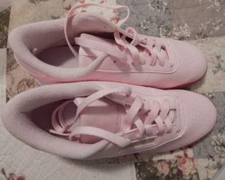 Reebok Light Pink Sneakers, Size 9.5