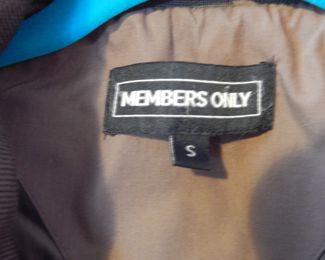 Tan Member's Only Men's Jacket, Small