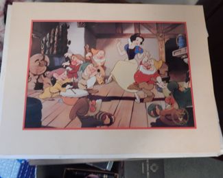 1994 Snow White Lithograph from Disney