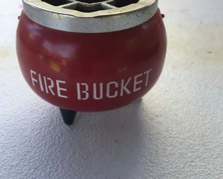 Fire bucket ash tray
