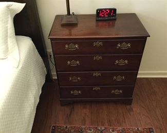 4 DRAWER BED SIDE CHEST IN MASTER BEDROOM