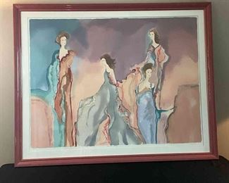 01 Bazinet Primrose Fantasy Signed Serigraph